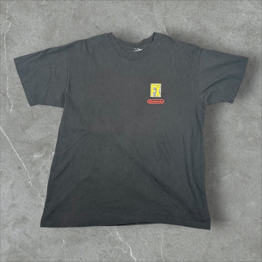 Nintendo Star Fox Shirt Mens Large Black Vintage 1992 Super FX Single Stitch Tee